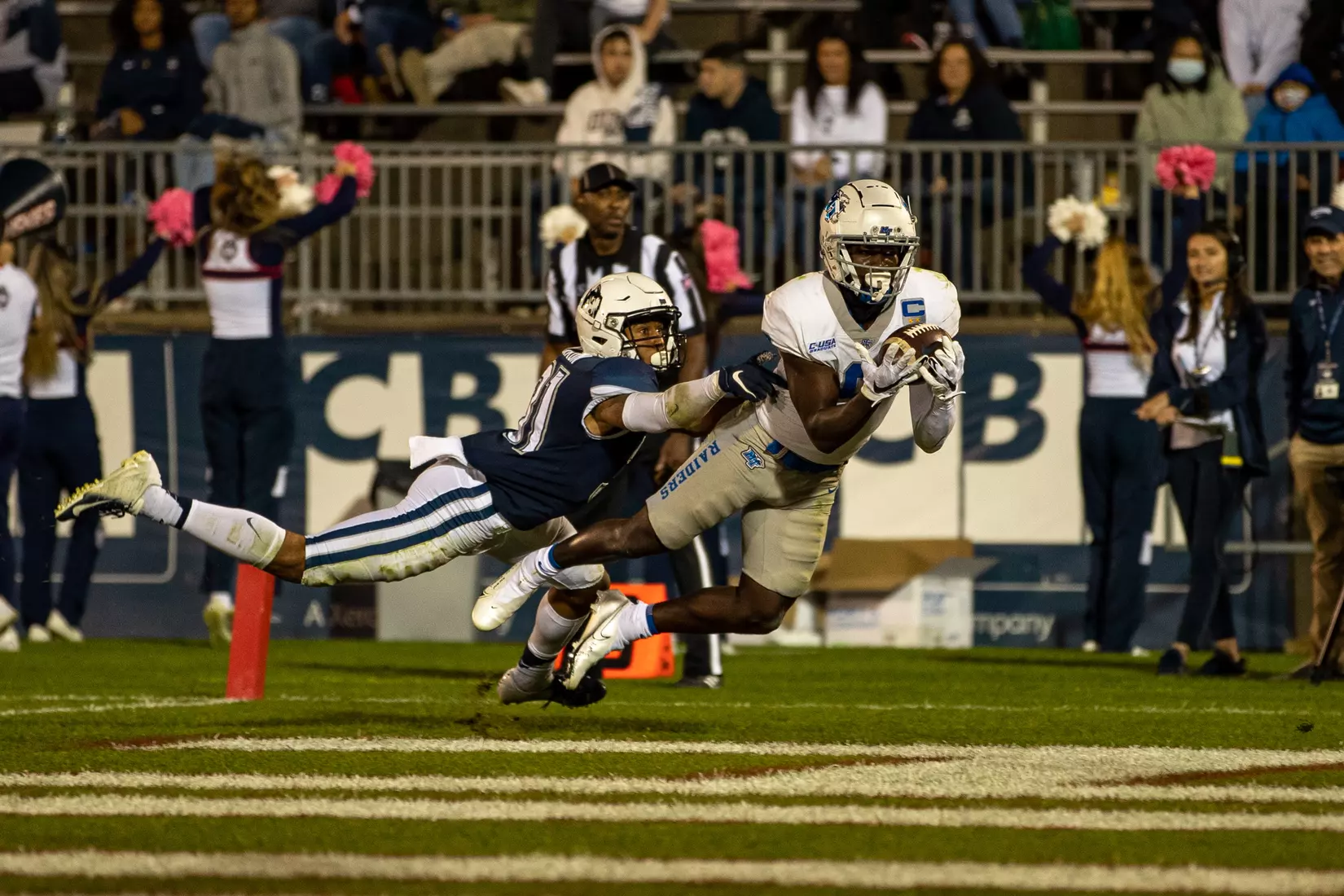 Blue Raider Football at University of Connecticut - Oct. 22, 2021 - Result MT 44 UCONN 13