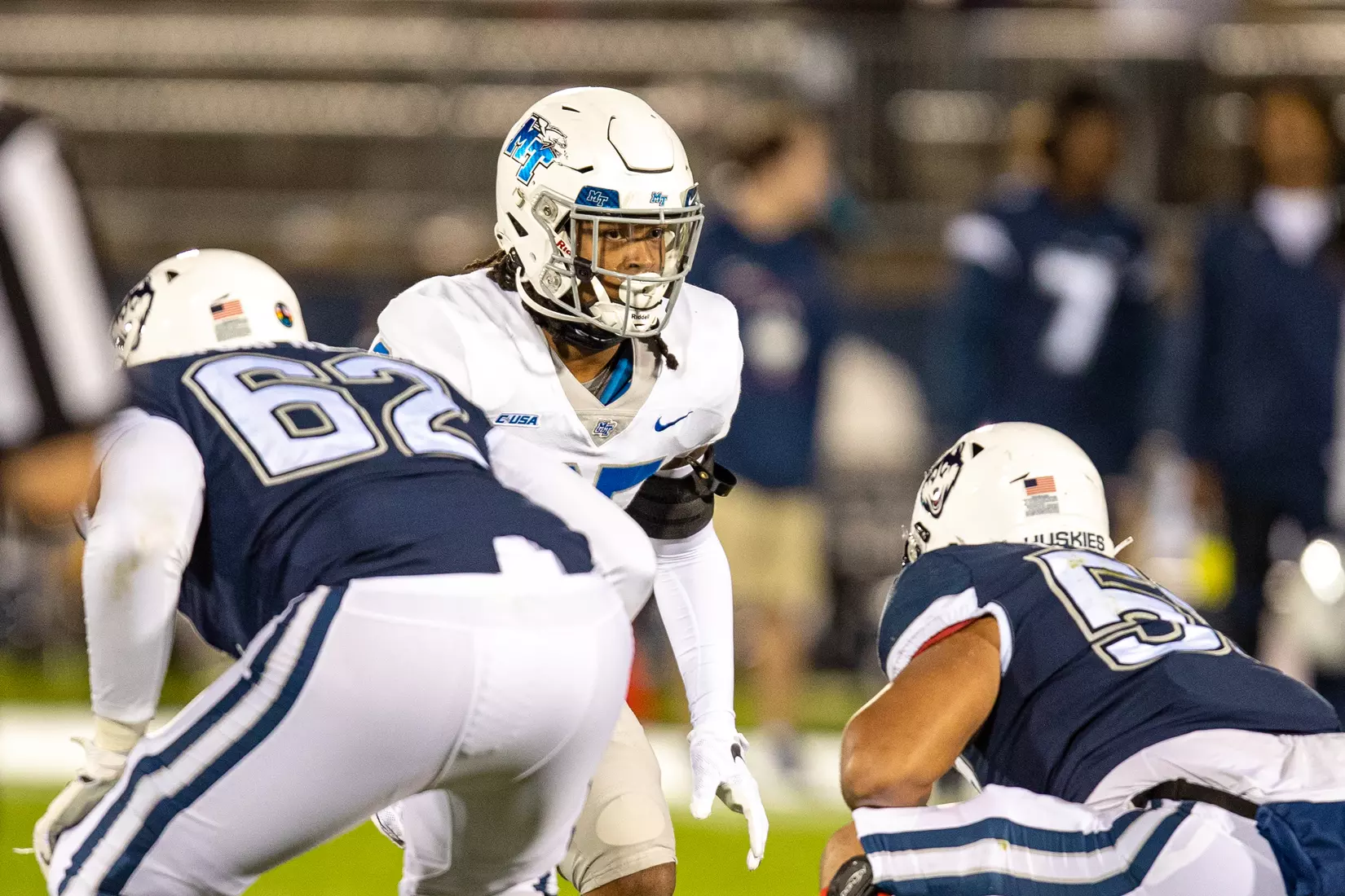 Blue Raider Football at University of Connecticut - Oct. 22, 2021 - Result MT 44 UCONN 13