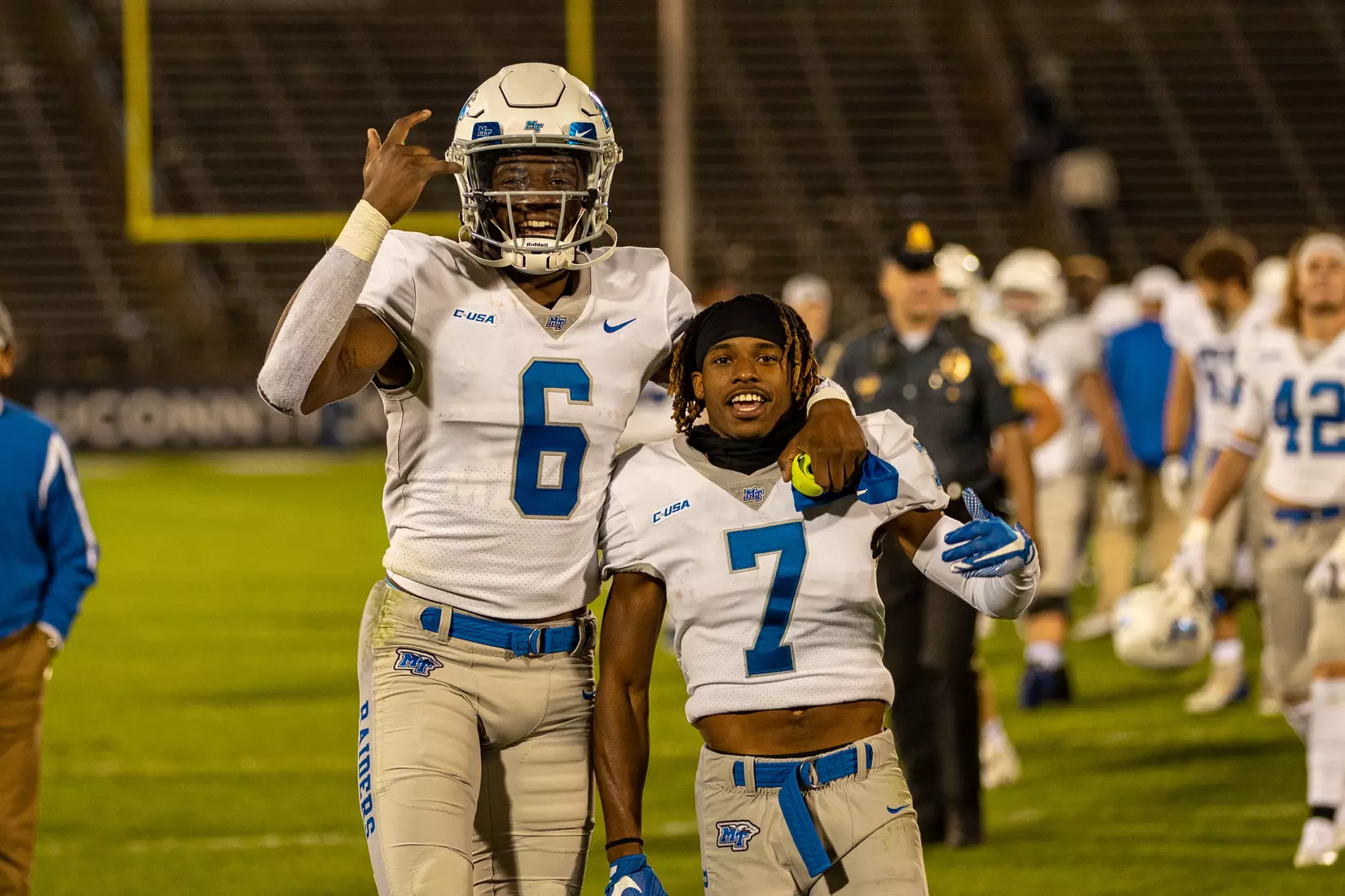 Blue Raider Football at University of Connecticut - Oct. 22, 2021 - Result MT 44 UCONN 13