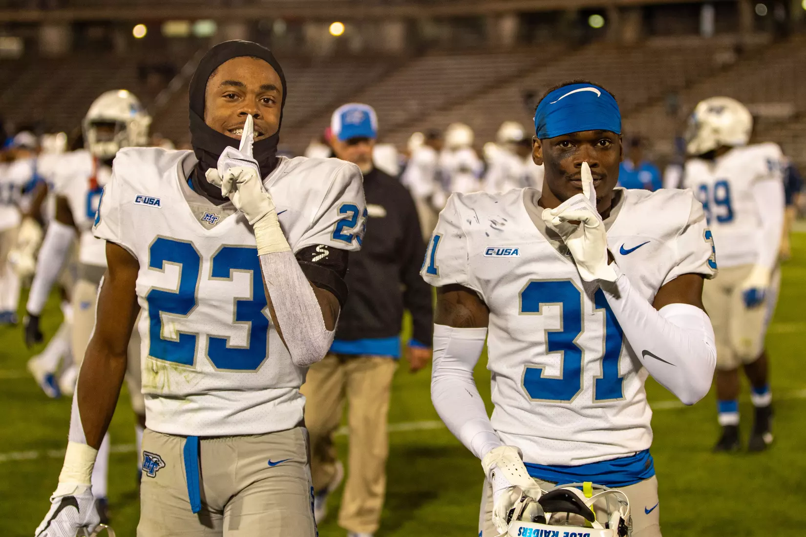 Blue Raider Football at University of Connecticut - Oct. 22, 2021 - Result MT 44 UCONN 13