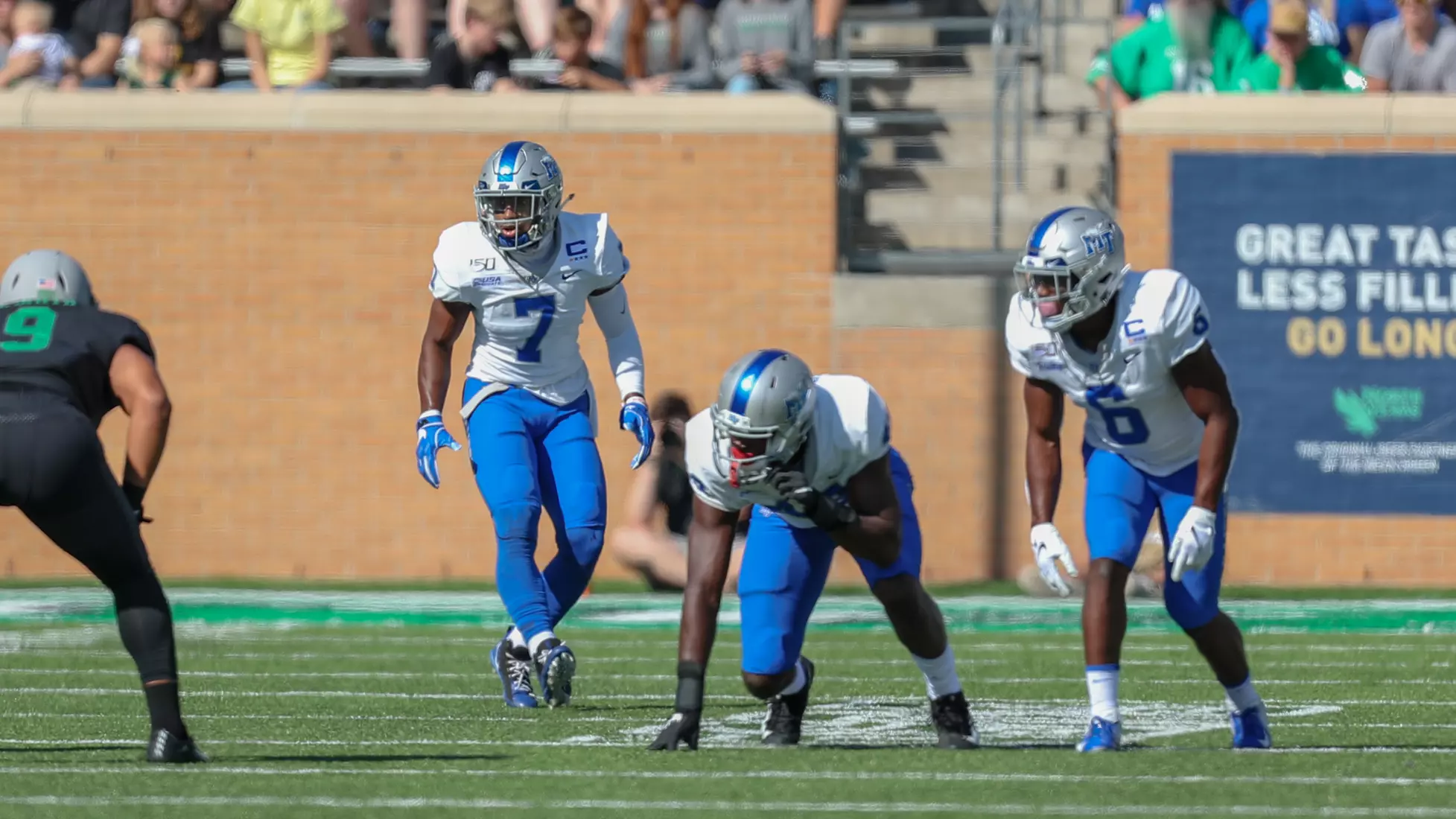 Defense ready for snap