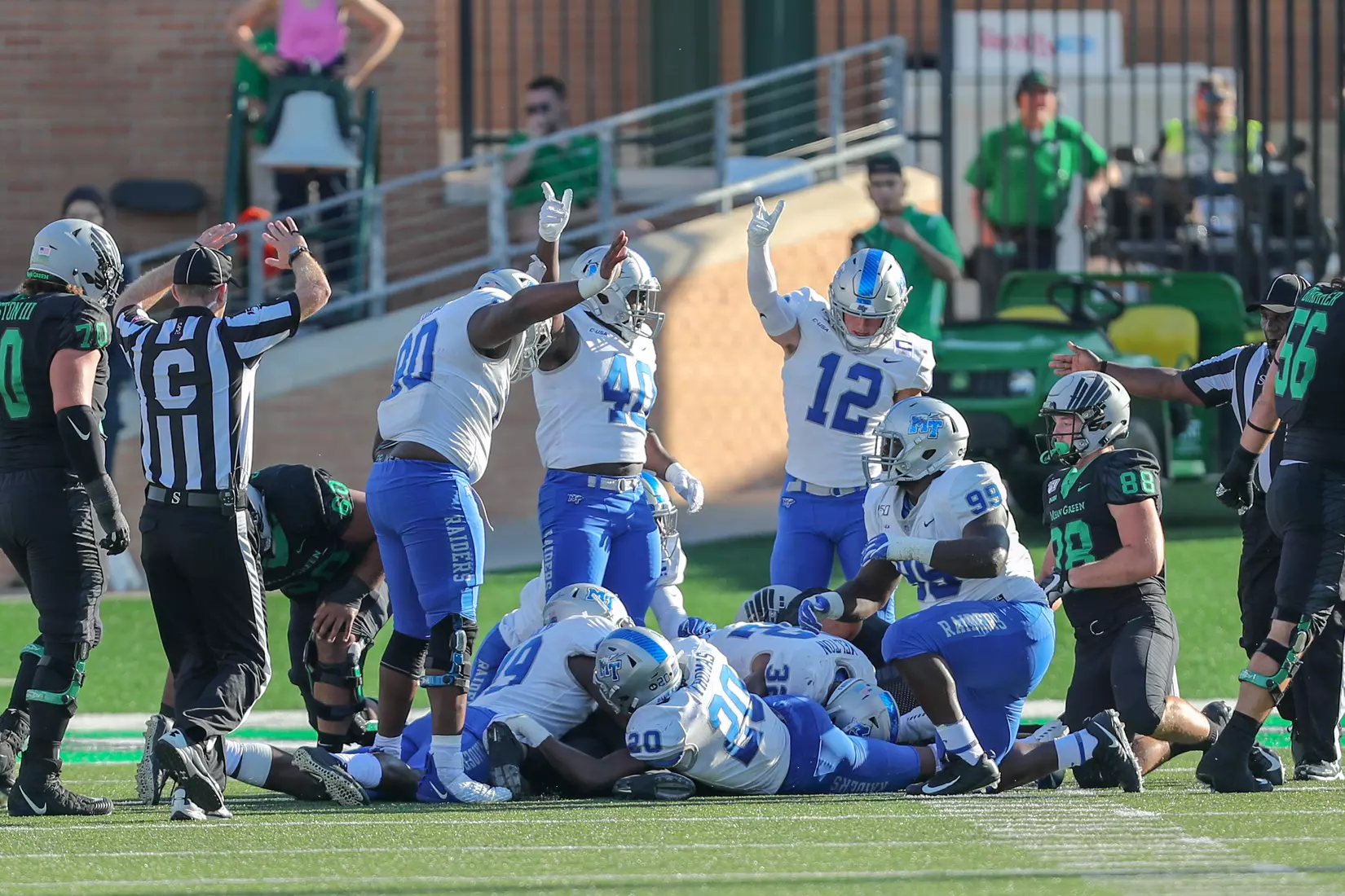 MT Signalling turnover on downs