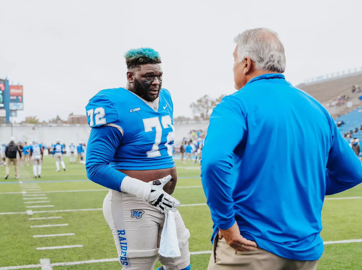 @MT_FB vs Southern Miss, 10/30/21