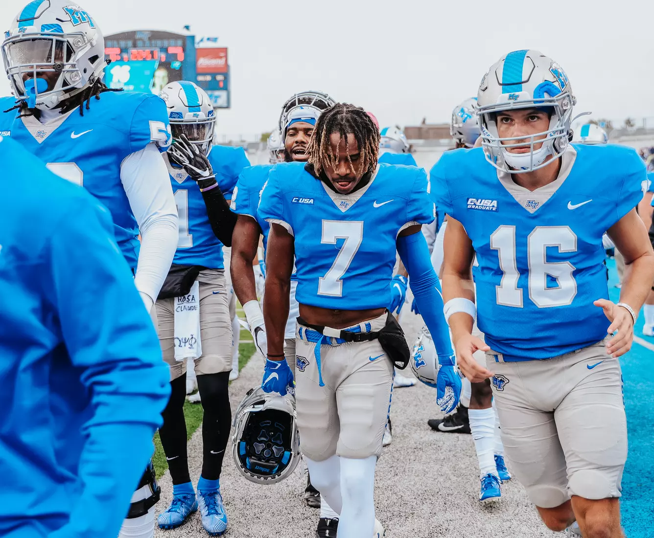 @MT_FB vs Southern Miss, 10/30/21