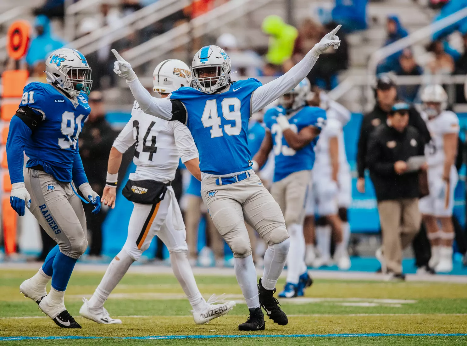 @MT_FB vs Southern Miss, 10/30/21