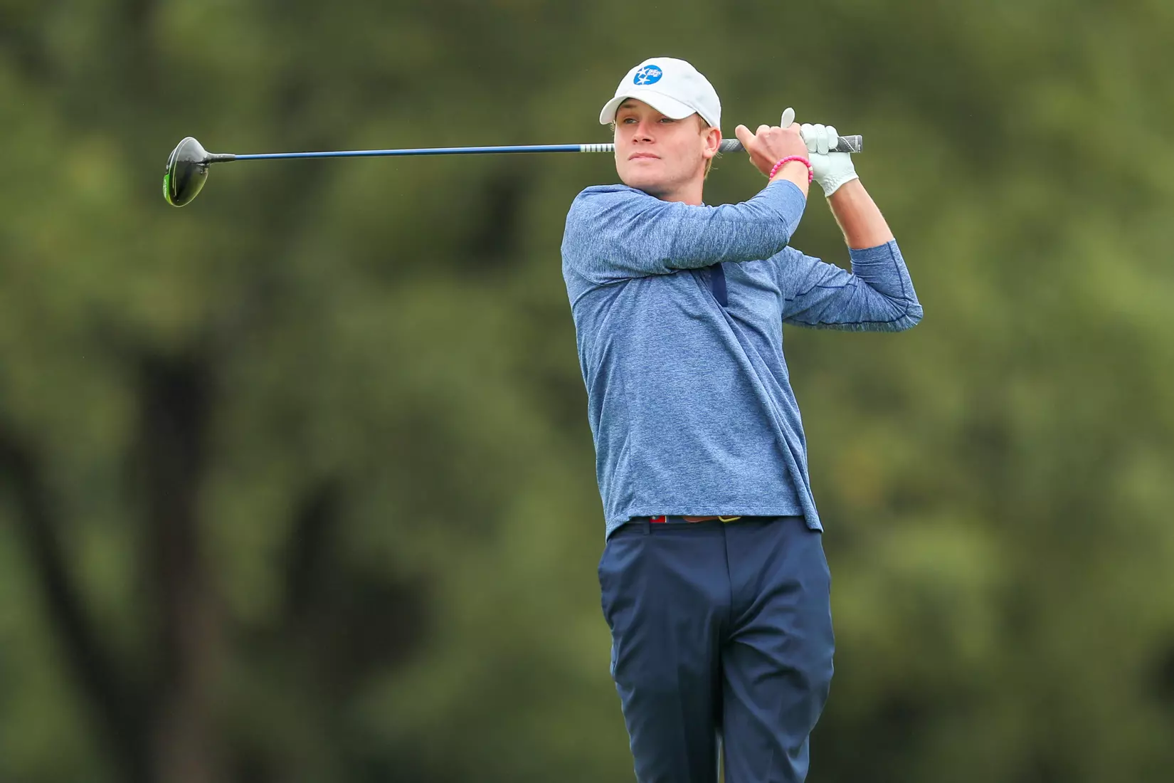 Michael Barnard shot off the tee