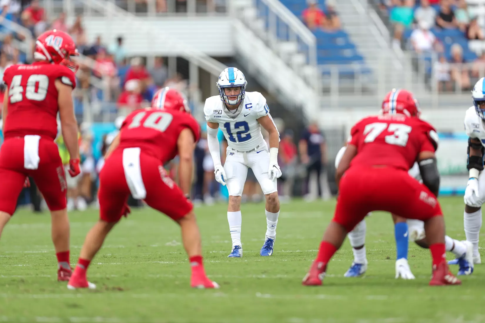 Blankenship pre-snap