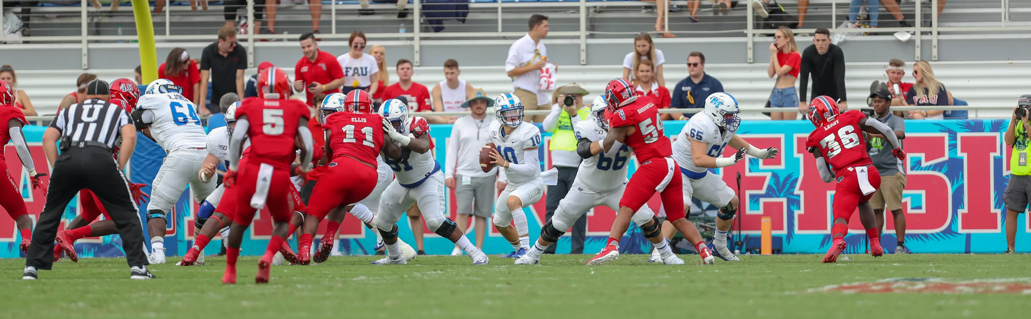 O-Line defending the QB