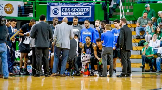 MBB huddle at Marshall