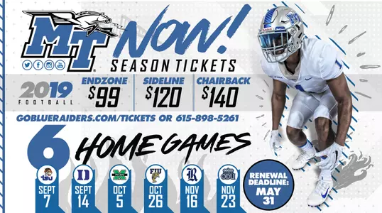 2019 Football Season Tickets