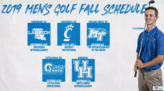 Fall Men's Golf Schedule