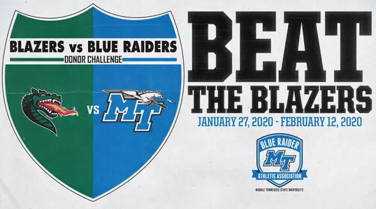 BLAZERS - BLUE RAIDERS DONOR CHALLENGE