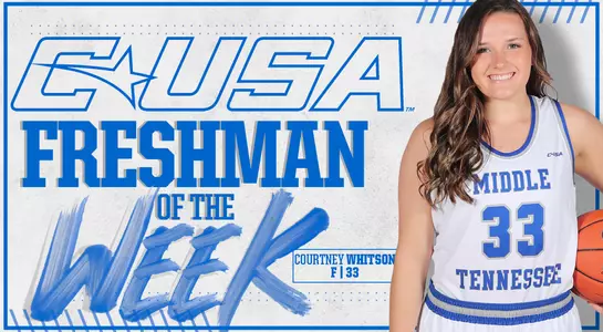 Courtney Whitson Freshman of the Week