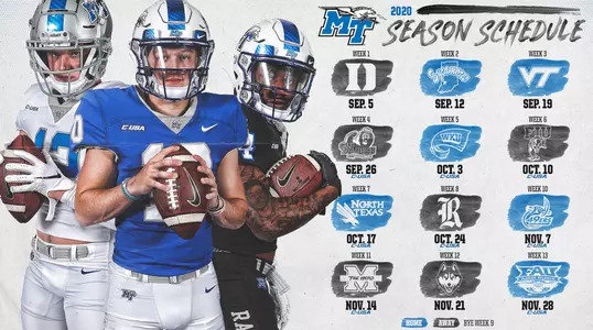2020 Football Season Schedule