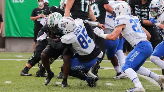 Richard Kinley II Tackles Marshall Player