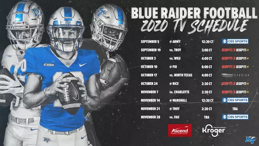 2020 Football TV Schedule