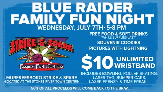 Blue Raider Family Fun Night (update)