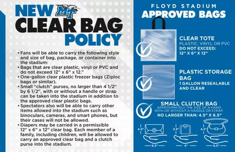 Floyd Stadium Clear Bag Policy