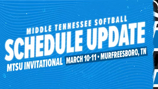 MT Invitational - Schedule Update