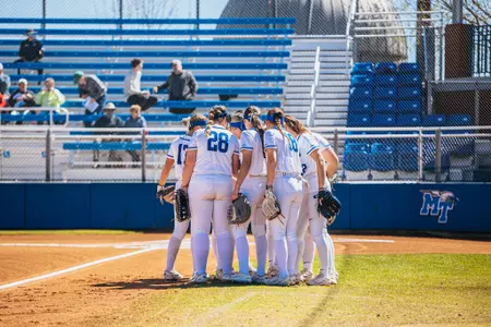 @MT_Softball vs. FAU Game 3 on Sun. April 2, 2023 at the Blue Raider Softball Field.