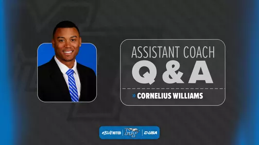 New Assistant Coach Q&As - Cornelius Williams