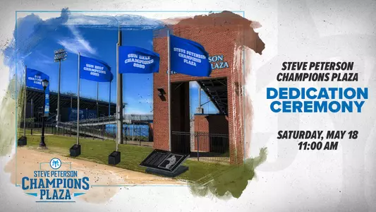 Steve Peterson Champions Plaza dedication ceremony cover art