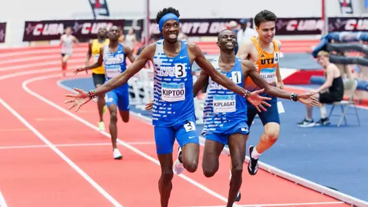 The Conference USA Track and Field Indoor Championship is held in the Liberty Indoor Track and Field facility on March 01, 2025. (Photo by: Matt Reynolds)