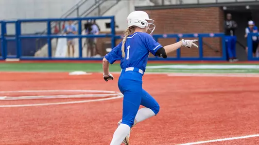 Addy Edgmon celebrating
