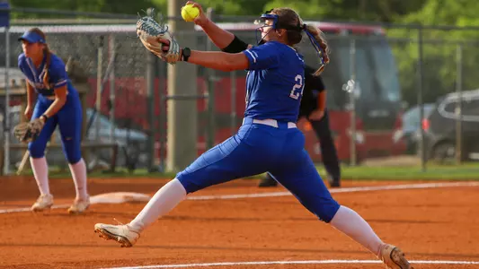 Tori Coffman pitching