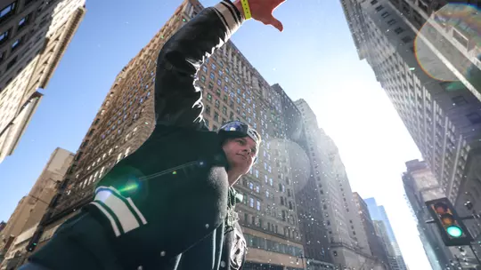 Reed Blankenship Super Bowl LIX parade