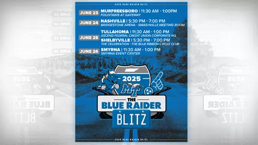 2025 Blue Raider Blitz locations