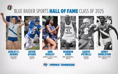 Blue Raider Sports Hall of Fame Class of 2025