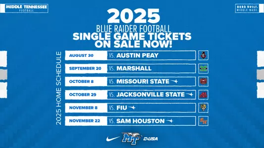 Football Single Game Tickets on sale now 2025