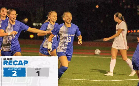 RECAP MT soccer vs Belmont 2025