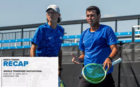 Men's tennis MTSU invite Recap