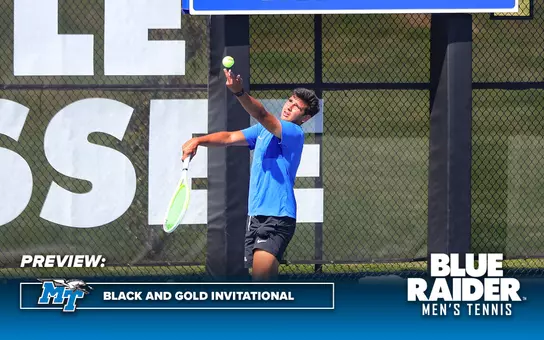 Men's Tennis Black and Gold Invitational Preview 10.2-10.4.2026
