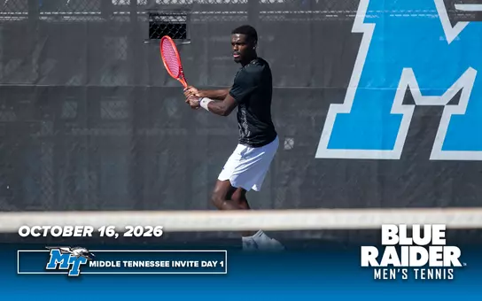Men's Tennis 2026 Middle Tennessee Invite Day 1 Recap Header