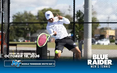 Men's Tennis 2026 Middle Tennessee Invite Day 3 Recap Header