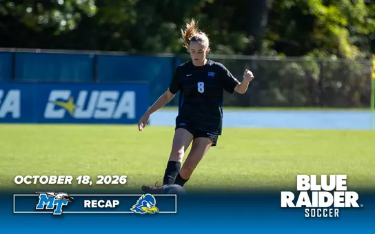 Women's Soccer at Delaware 10.18.26 Recap Header