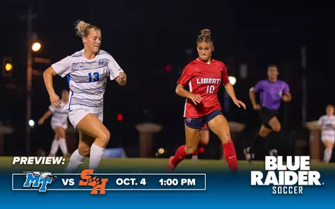 Women's Soccer vs. Sam Houston 10.4.26 Preview Header
