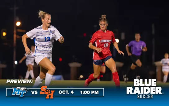 Women's Soccer vs. Sam Houston 10.4.26 Preview Header