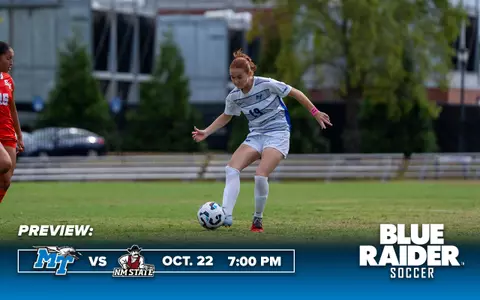 Women's Soccer vs. New Mexico State 10.22.26 Preview Header