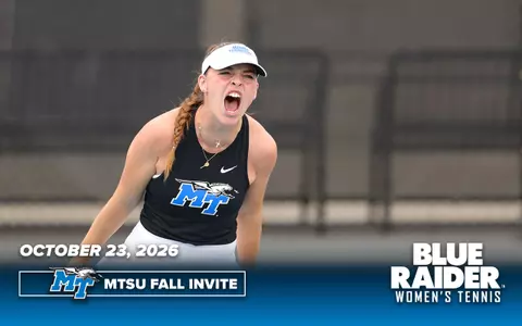 Women's Tennis 2026 MTSU Fall Invite Day 1 Recap Header