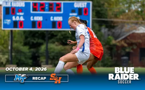 Women's Soccer vs. Sam Houston 10.4.26 Recap Header