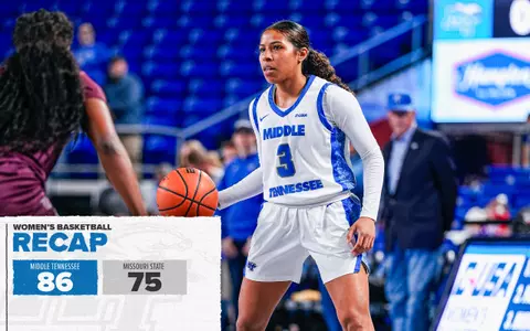 WBB MTSU - MO STATE RECAP