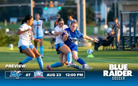 Women's Soccer vs. UWG Preview Cover