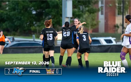 Women's Soccer vs. Tennessee Tech Recap Header