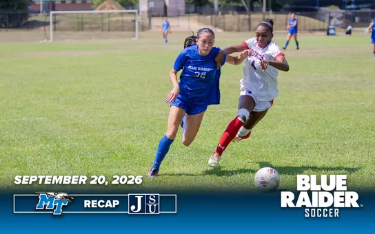 Women's Soccer Recap Header at Jackson State 9.20.26