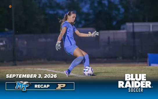 Women's Soccer vs. Purdue Recap Header 9.3.26