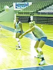 Katie Thiesen had a double-dou...